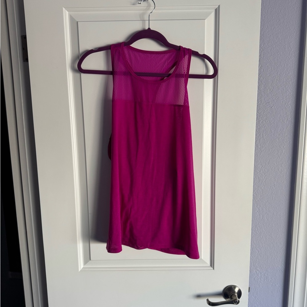 ATHLETA, magenta, mesh, relaxed, NWT